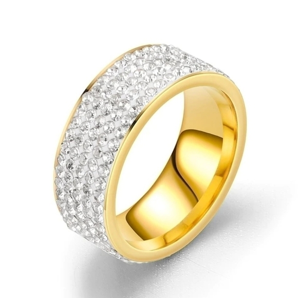 Women / Men Gold Wedding Band - Picture 8 of 15